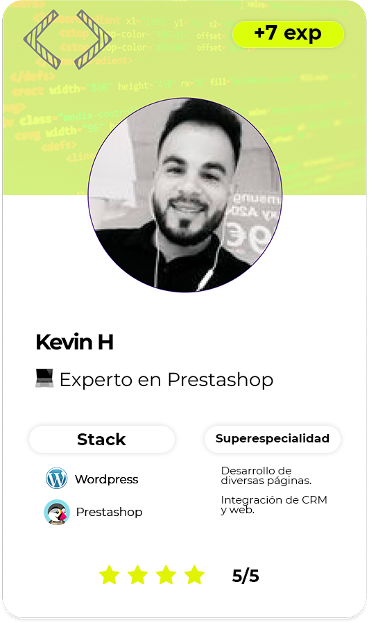 KEVIN H - PRESTASHOP