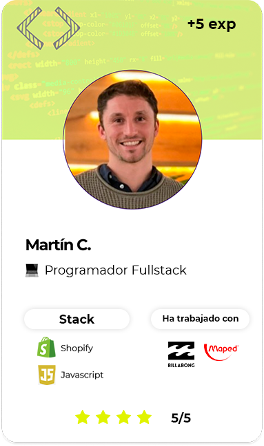 MARTIN C - FULLSTACK